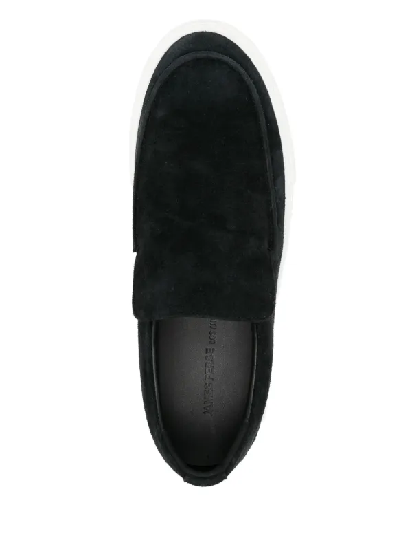 James Perse Coastal スエード スニーカー | ブラック | FARFETCH JP