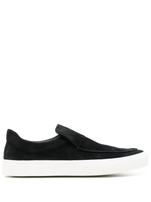 James Perse baskets en daim - Noir - James Perse - Modalova