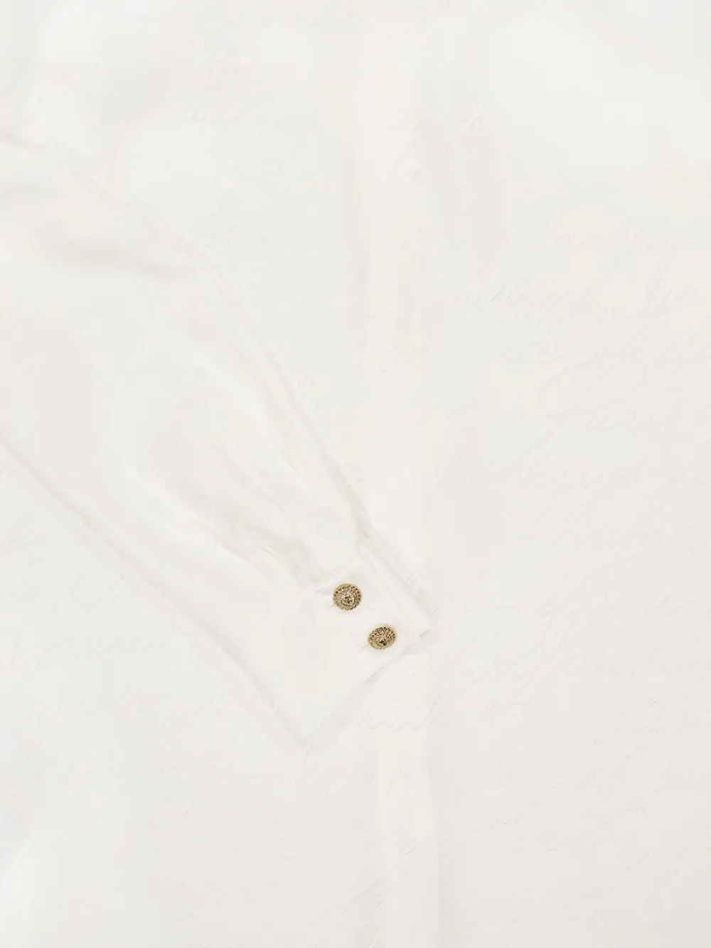 Balmain Blouse met jacquard-patroon Wit