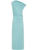 Anna Quan draped-design midi dress - Blue