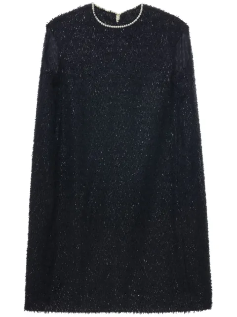 Carven vestido midi de lúrex