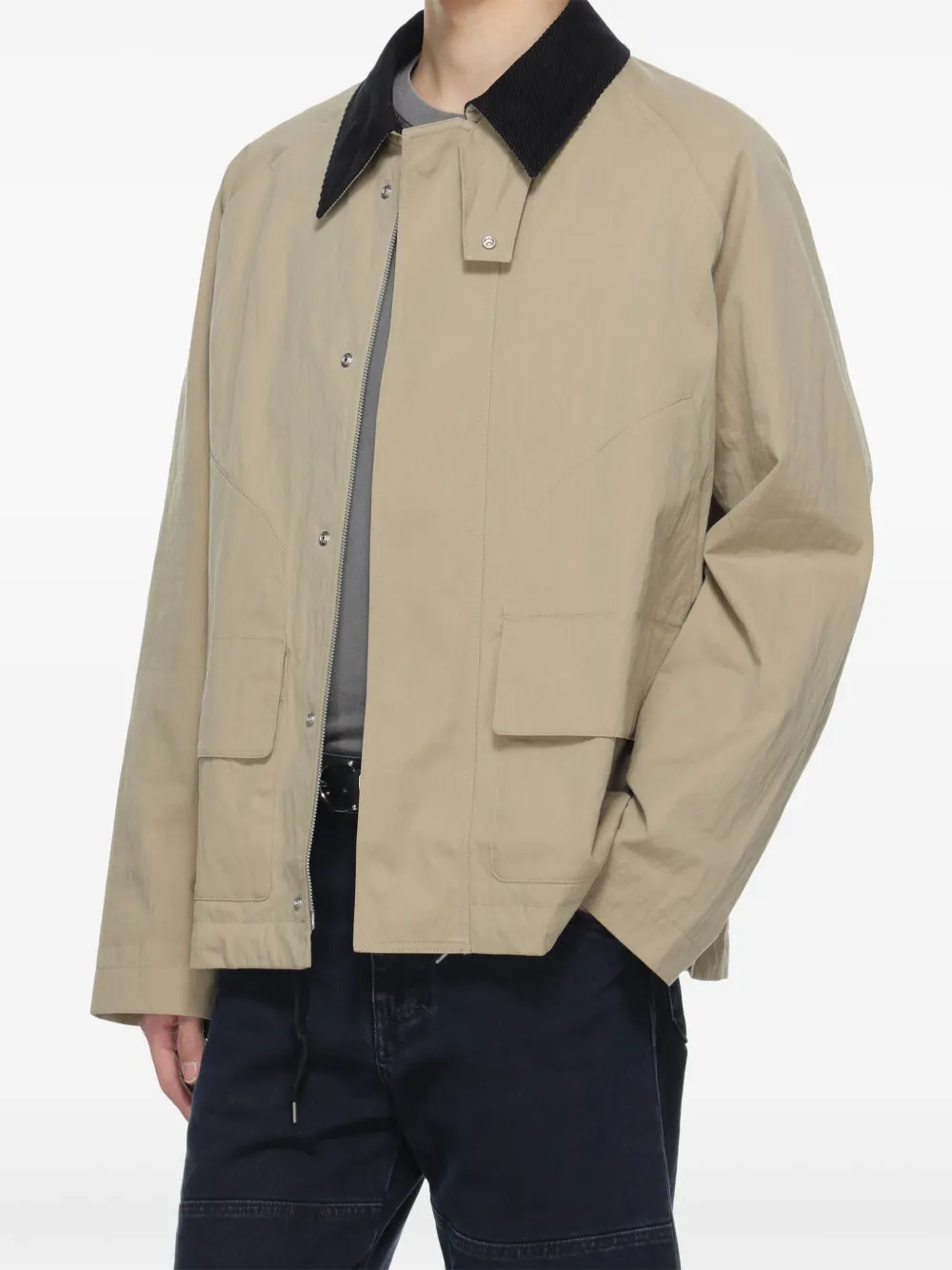 Studio Nicholson Katoenen jack Beige