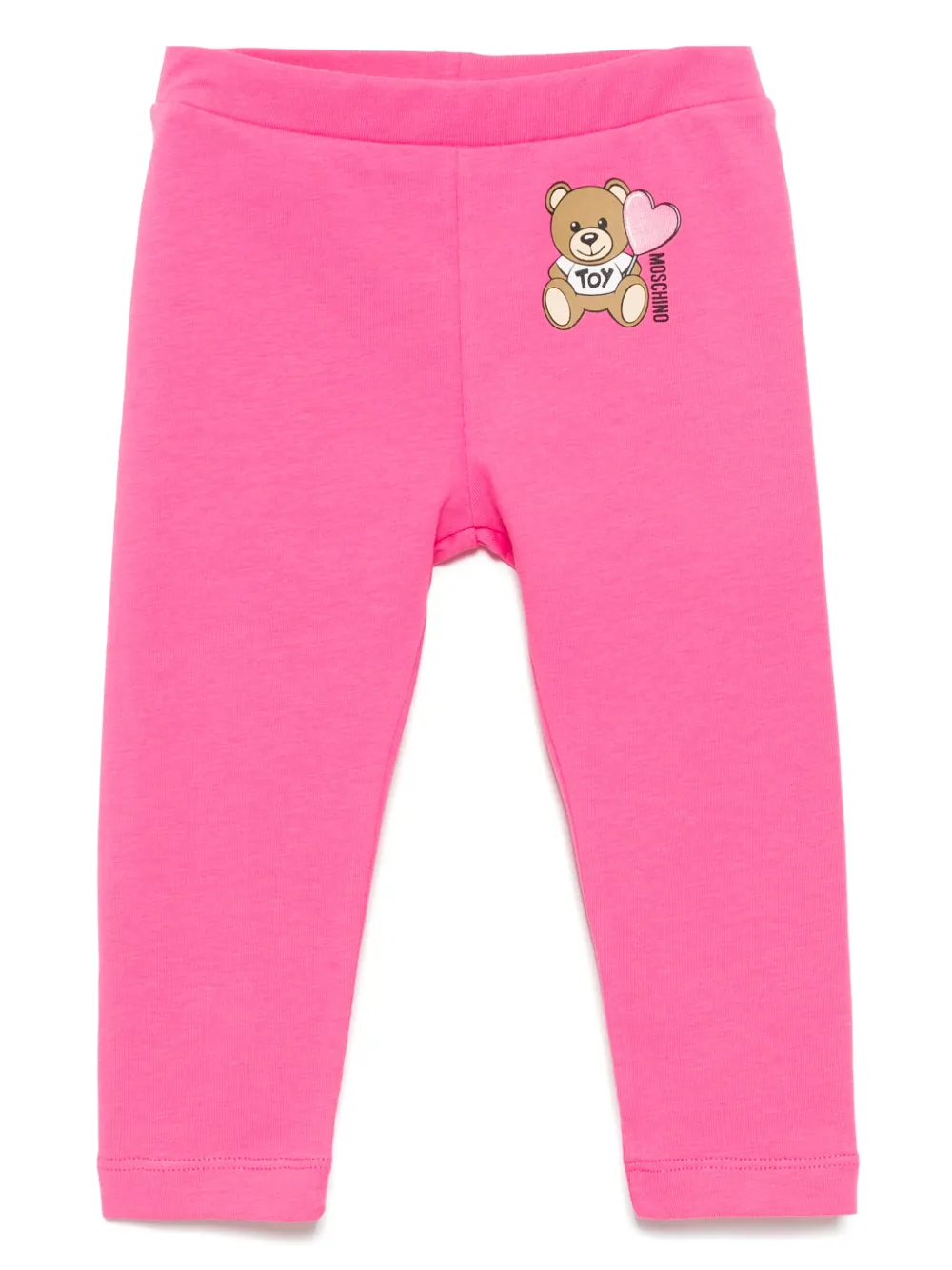 Moschino Kids Legging met logoprint Roze