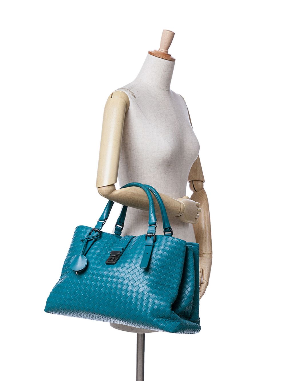 Bottega Veneta Pre-Owned 2012-2024 medium Nappa Intrecciato Roma shopper - Blauw