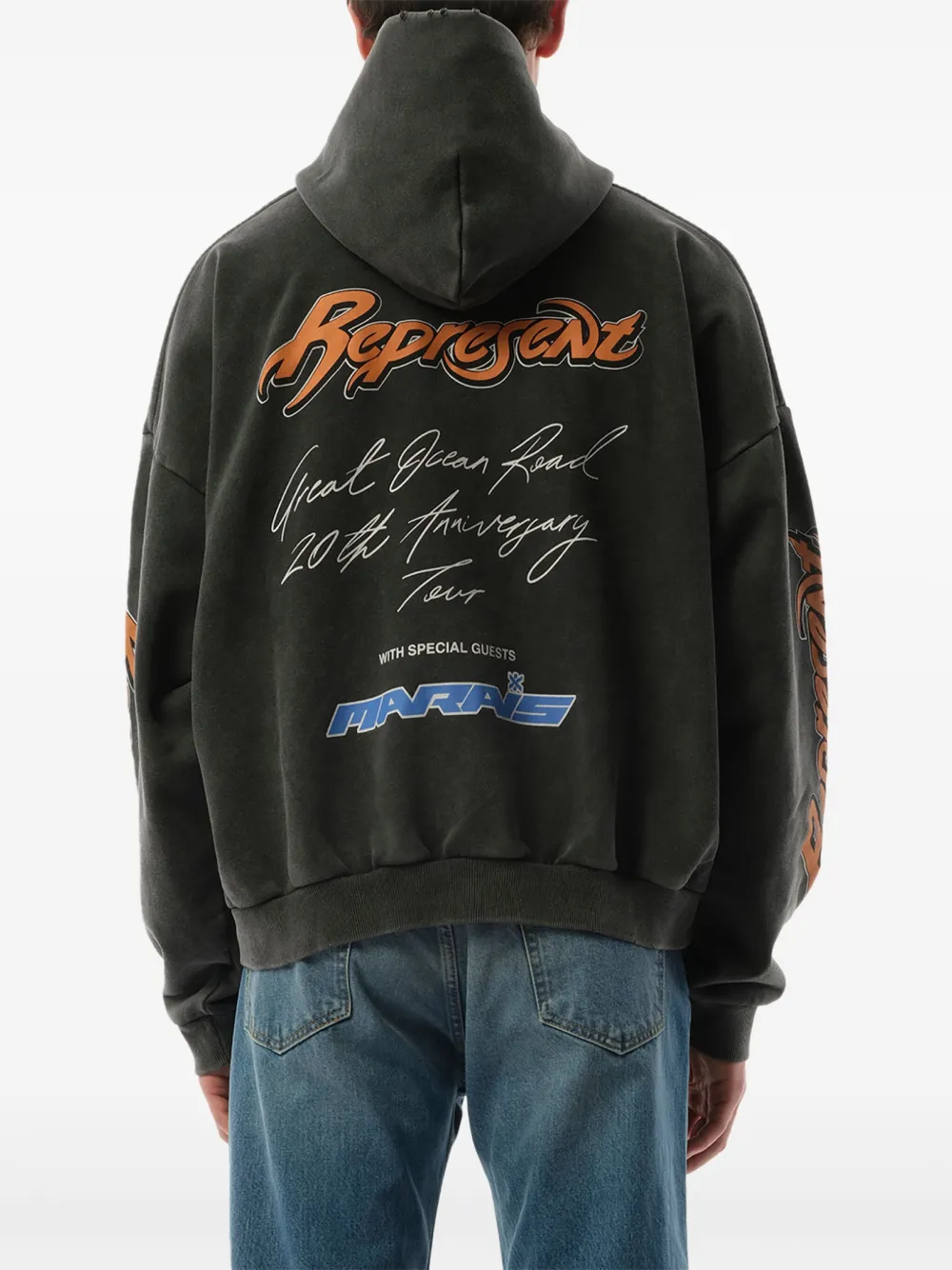 Represent x Marais Great Ocean hoodie Grijs