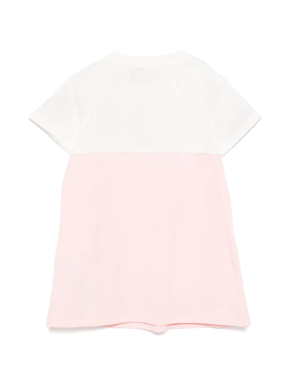 Moschino Kids Jurk met logoprint - Roze