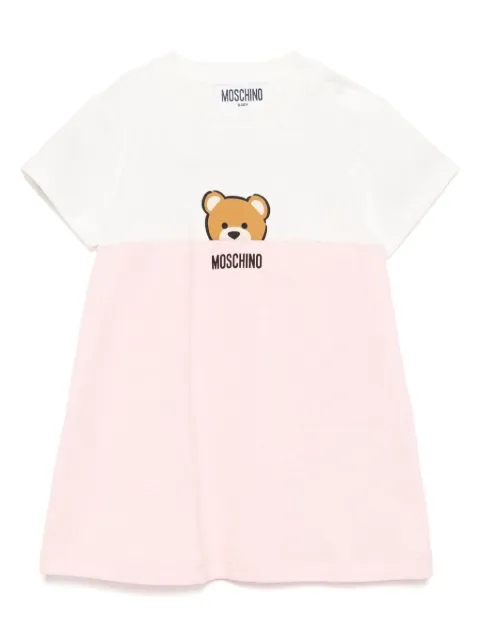 Moschino Kids logo-print dress