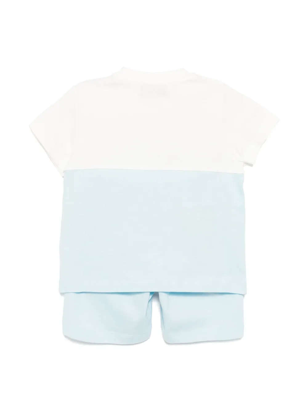 Moschino Kids Babypakje set met logoprint Blauw