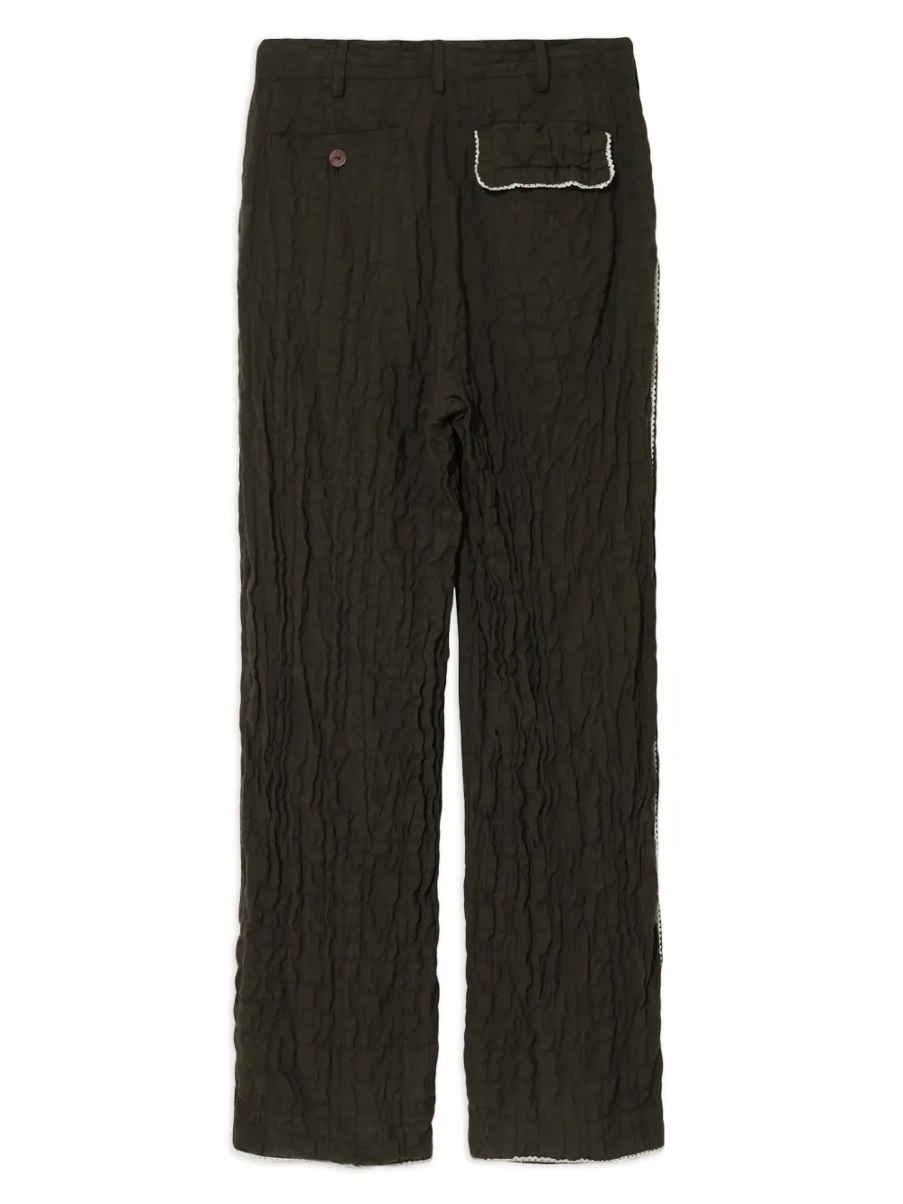 Undercover quilted lace-trimmed trousers | Regular-Fit & Straight Leg Pants | Image 2