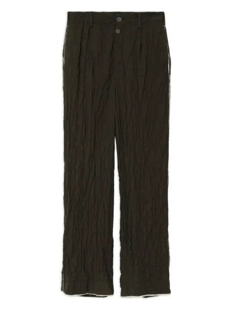 Undercover quilted lace-trimmed trousers