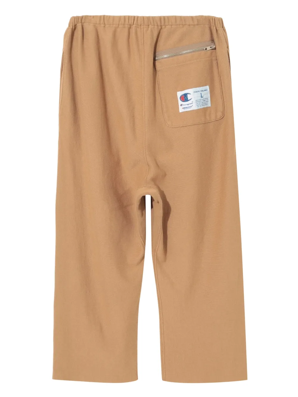 Undercover logo-patch raw-edge pants | Regular-Fit & Straight Leg Pants | Image 2