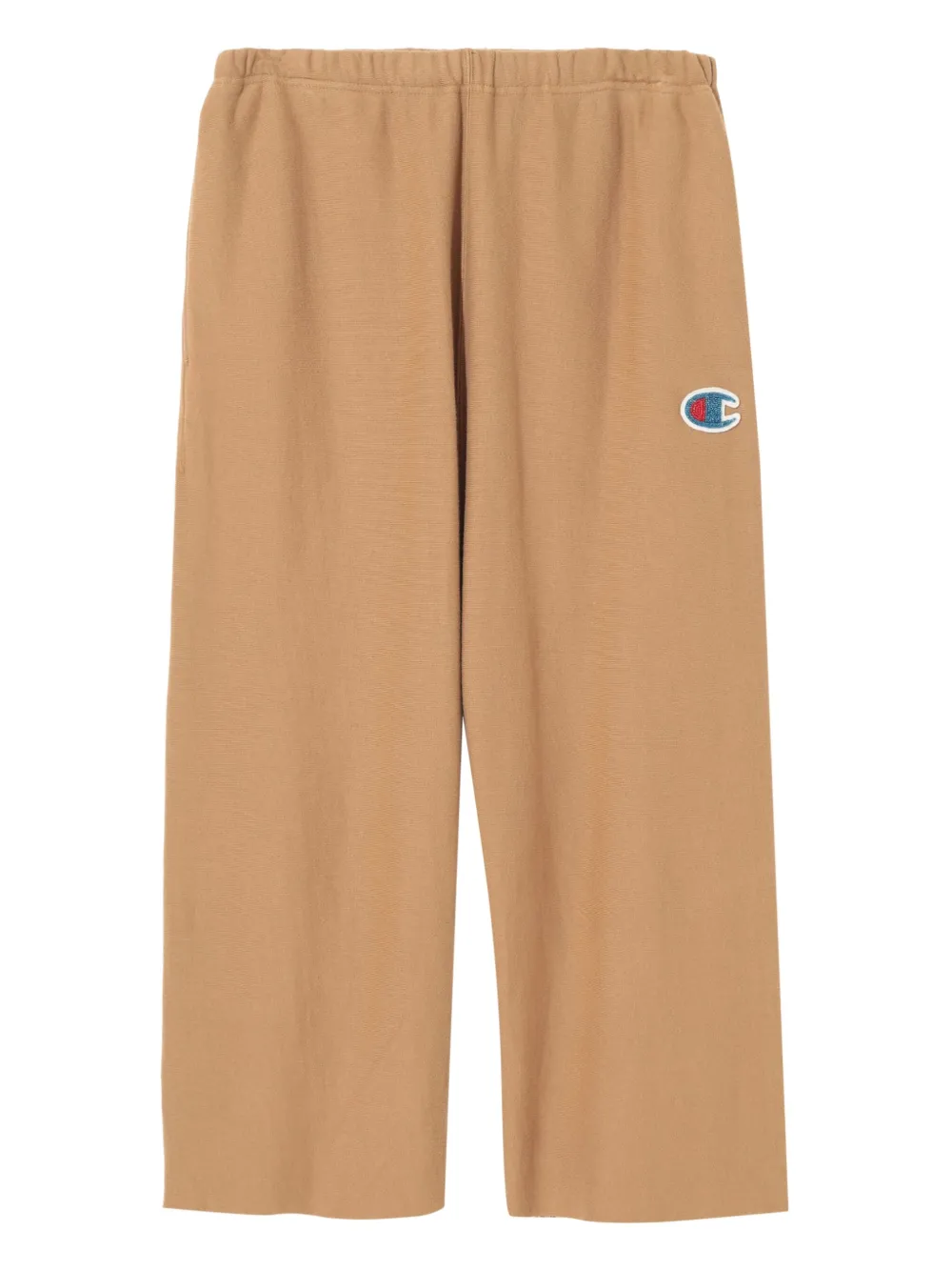 Undercover logo-patch raw-edge pants | Neutrals | Image 1