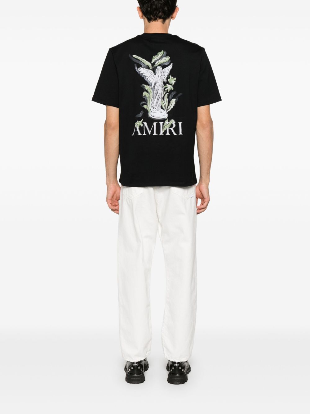 AMIRI Garden-print T-shirt - Zwart