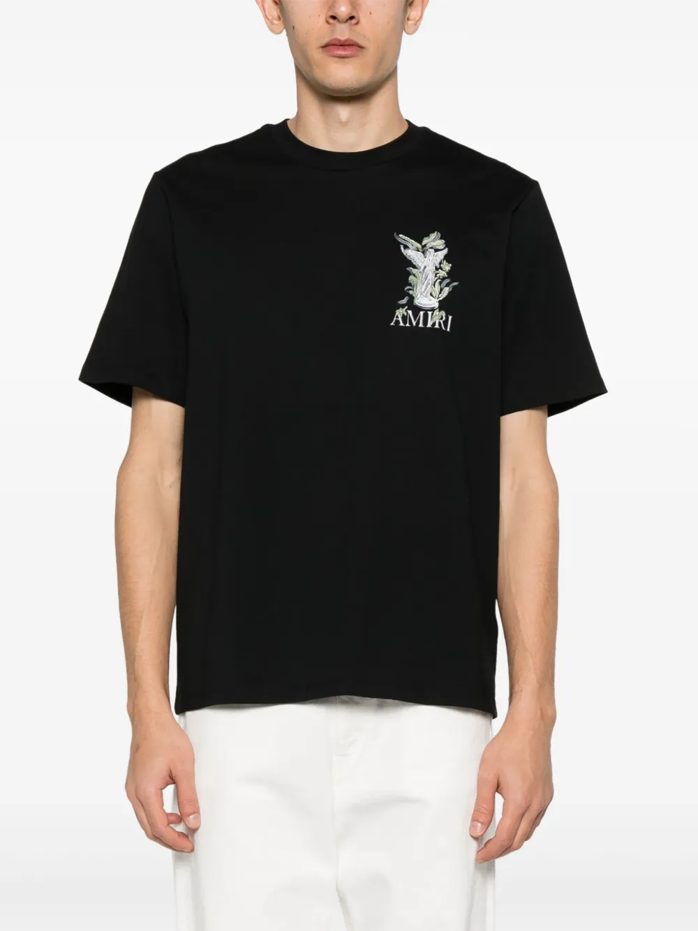 AMIRI T-shirt met Garden-print Zwart