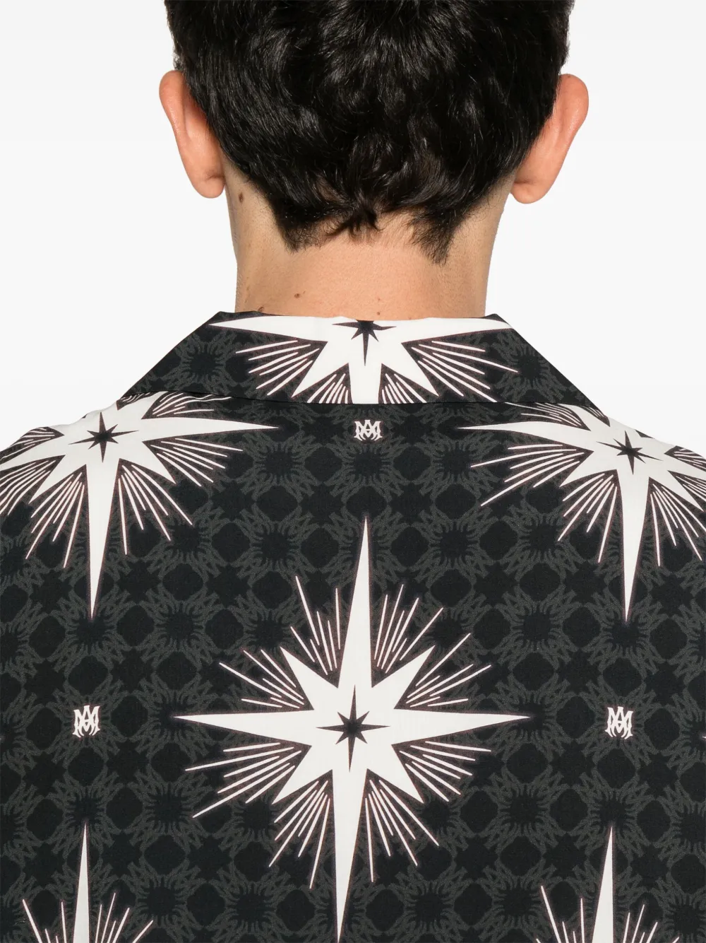 AMIRI Overhemd met monogramprint Zwart