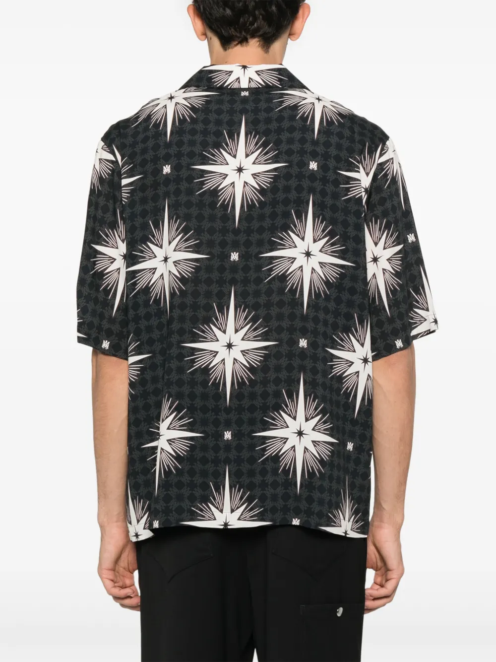 AMIRI Overhemd met monogramprint Zwart