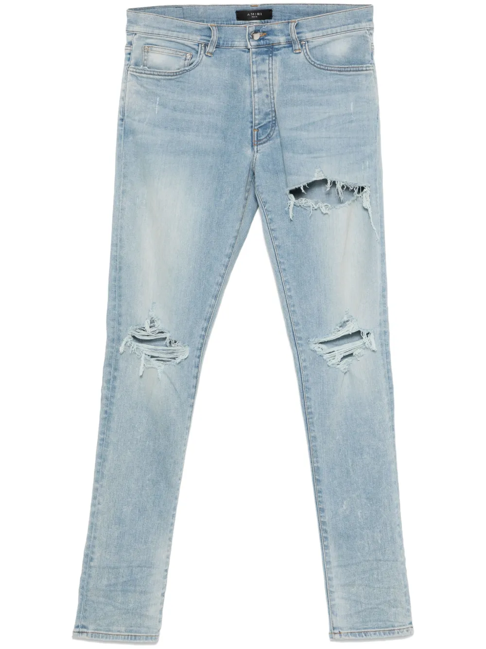 AMIRI Gerafelde jeans Blauw