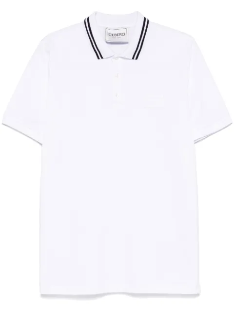 Iceberg polo à patch logo