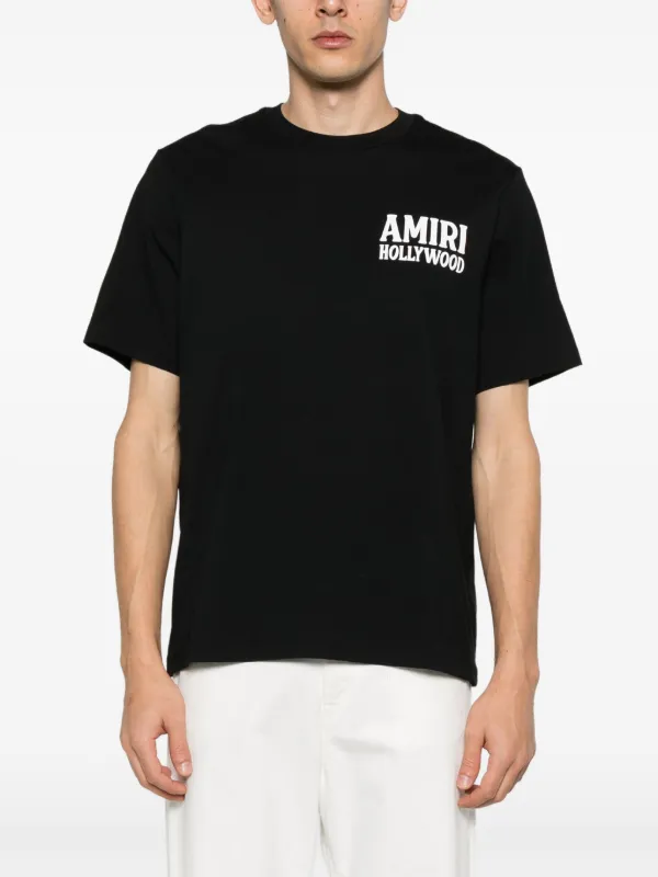 AMIRI Jazz Wolf ロゴ コットン Tシャツ 人気 AMIRI Jazz Wolf T-shirt | Black | FARFETCH
