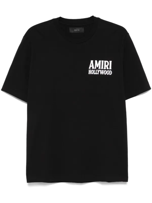 Tシャツ・カットソー Amiri Amiri Jazz' Black Cotton T-Shirt Black 'Amiri' Jazz Band T-shirt by AMIRI on Sale