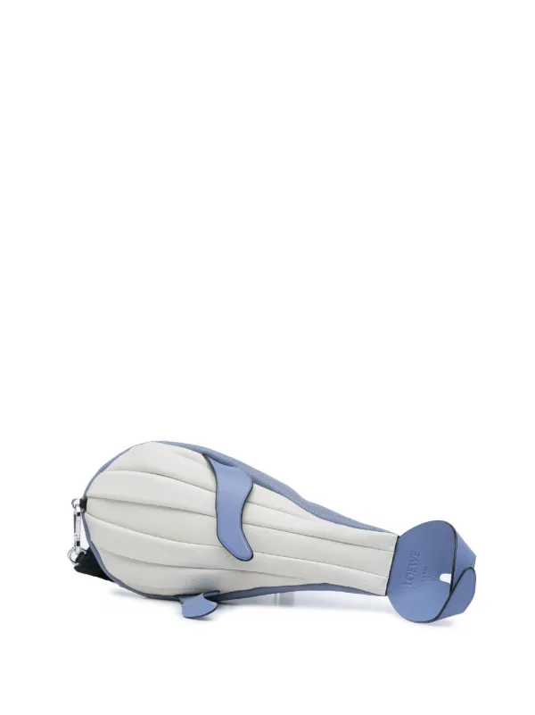 Loewe Pre-Owned 2020 Leather Whale Belt Bag | Blue | FARFETCH