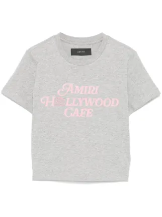 【VIP&関税込】AMIRI Hollywood Cafe T-shirt Black 'Amiri Hollywood Cafè' T-shirt by AMIRI on Sale