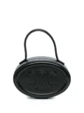 Celine Pre-Owned 2021 Calfskin Cuir Triomphe Oval handbag - Black