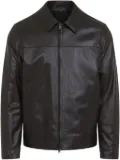 Brioni leather jacket - Brown