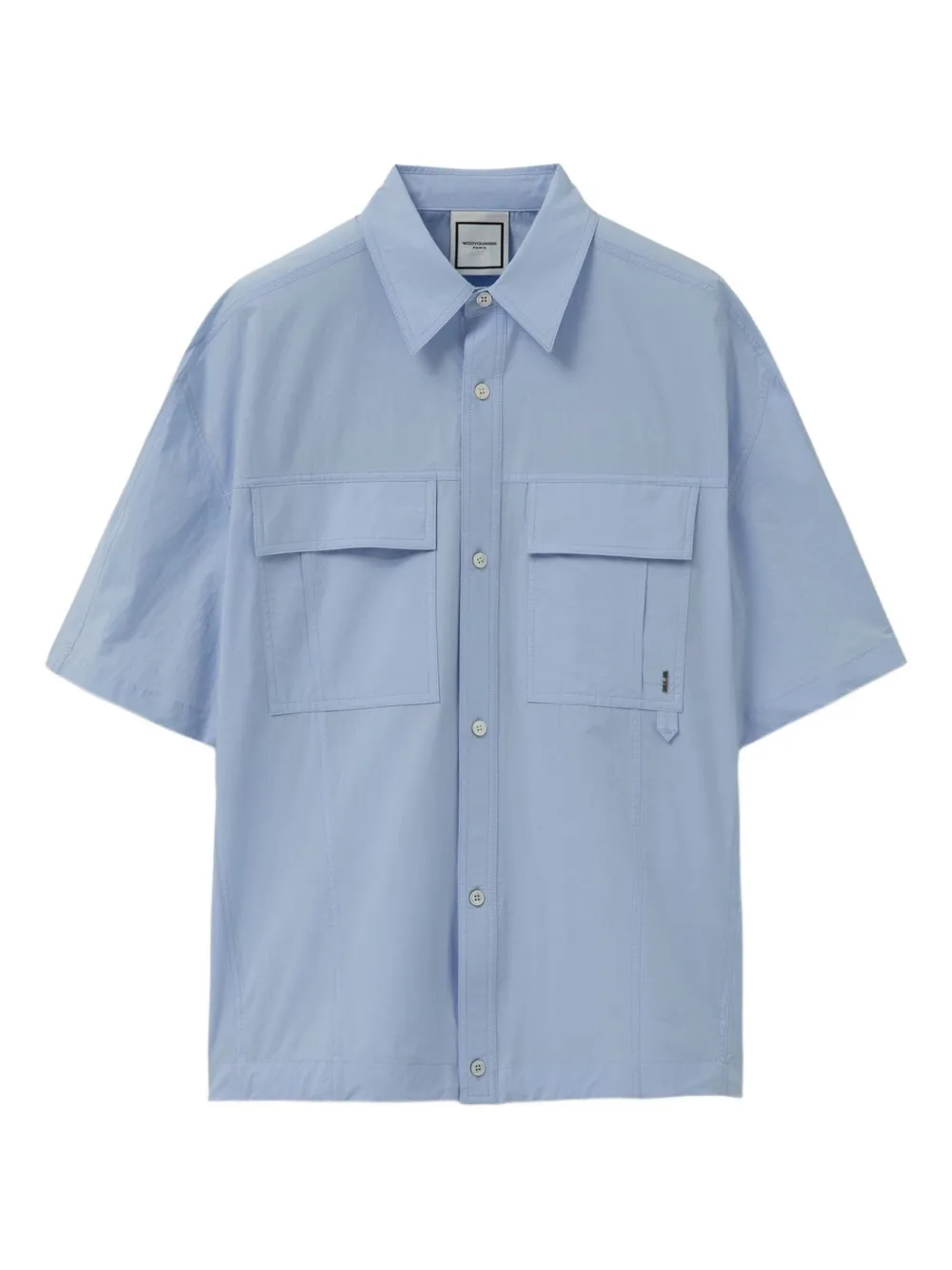 double-pocket short-sleeves shirt