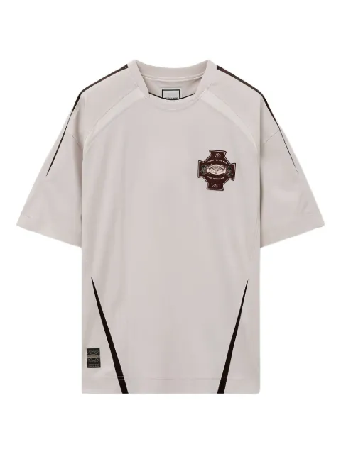 Wooyoungmi embroidered panel t-shirt