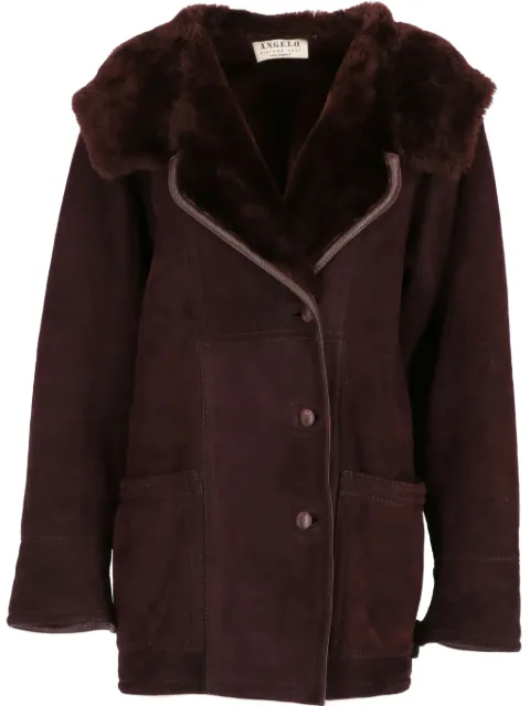 A.N.G.E.L.O. Vintage Cult 1990s shearling single-breasted coat