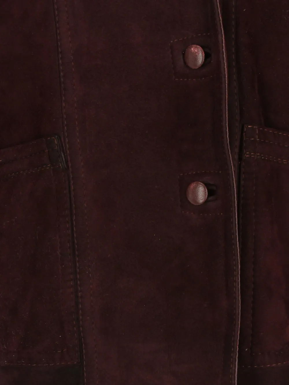 Pre-owned A.n.g.e.l.o. Vintage Cult 1990s Shearling Single-breasted Coat In 褐色