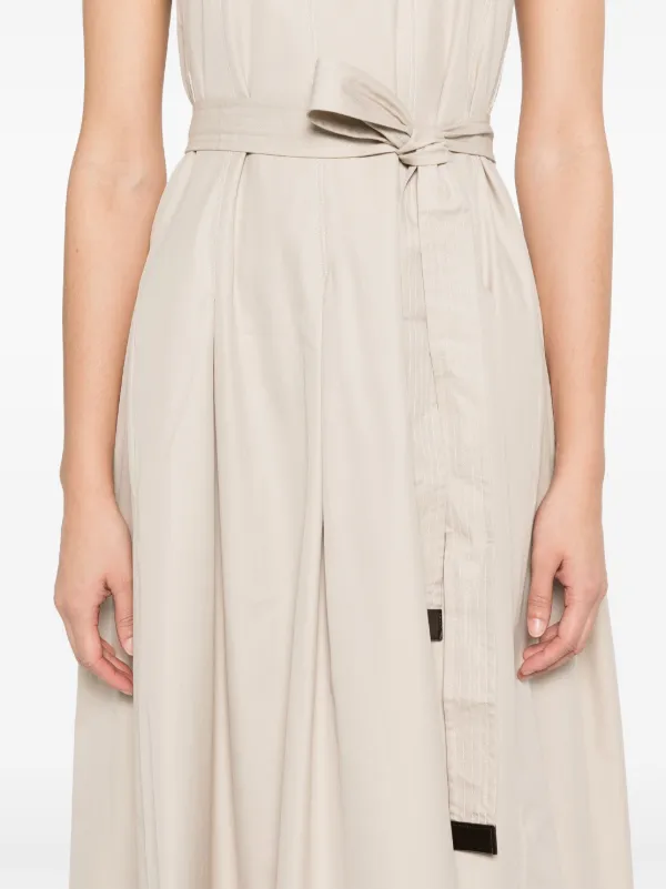 S Max Mara Amina Midi Dress | Neutrals | FARFETCH