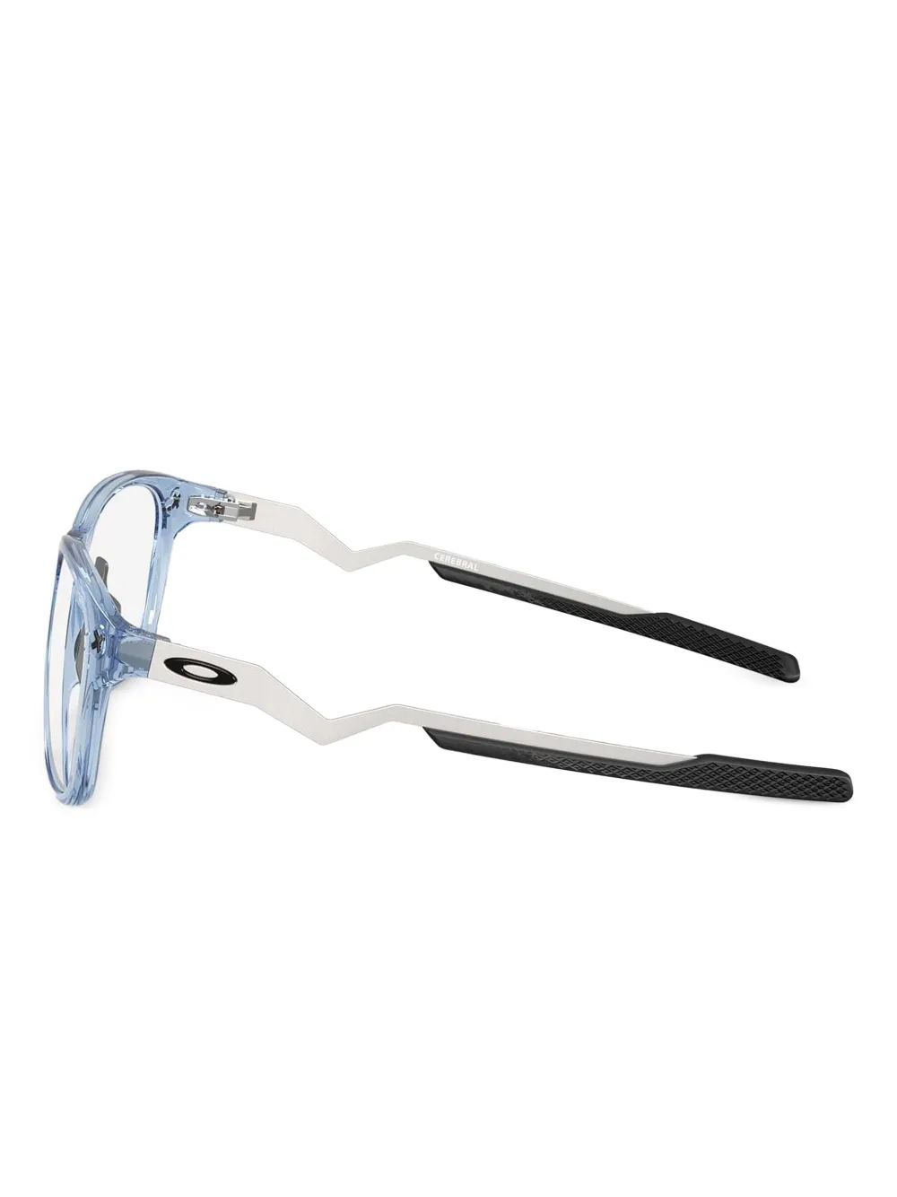 Oakley Cerebral bril met rechthoekig montuur Blauw