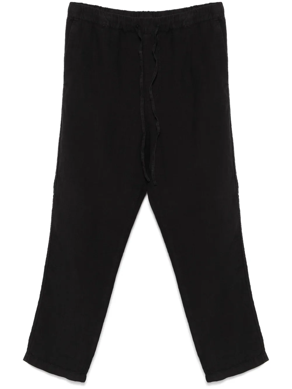 120% Lino tapered trousers – Black