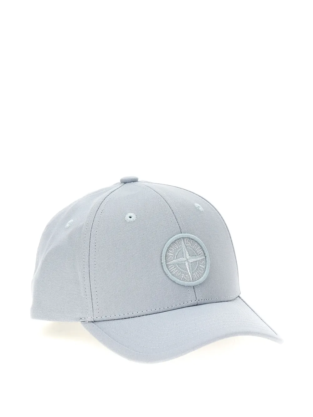 Stone Island Junior Honkbalpet met Compass-logopatch Blauw