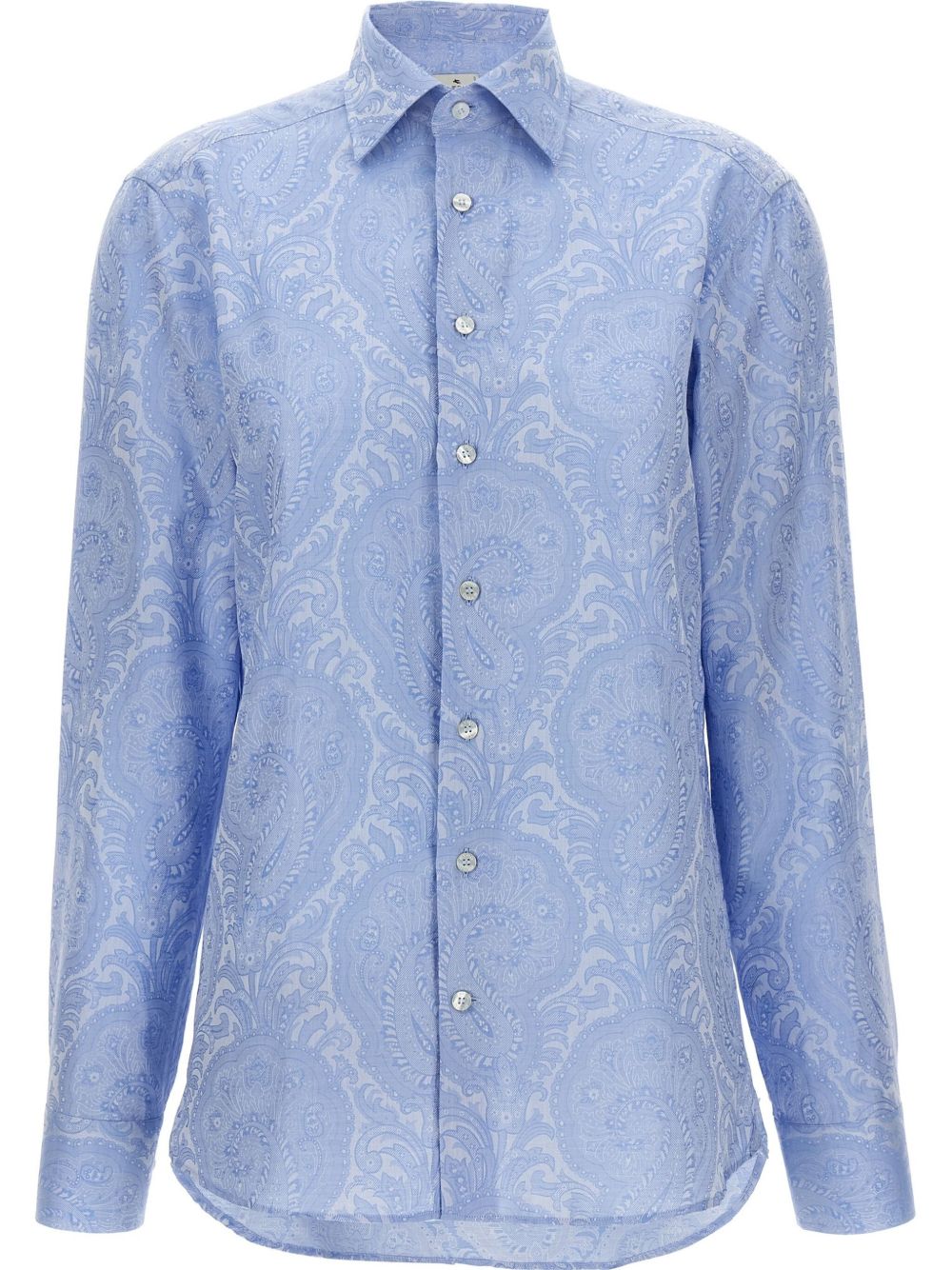 paisley-print shirt