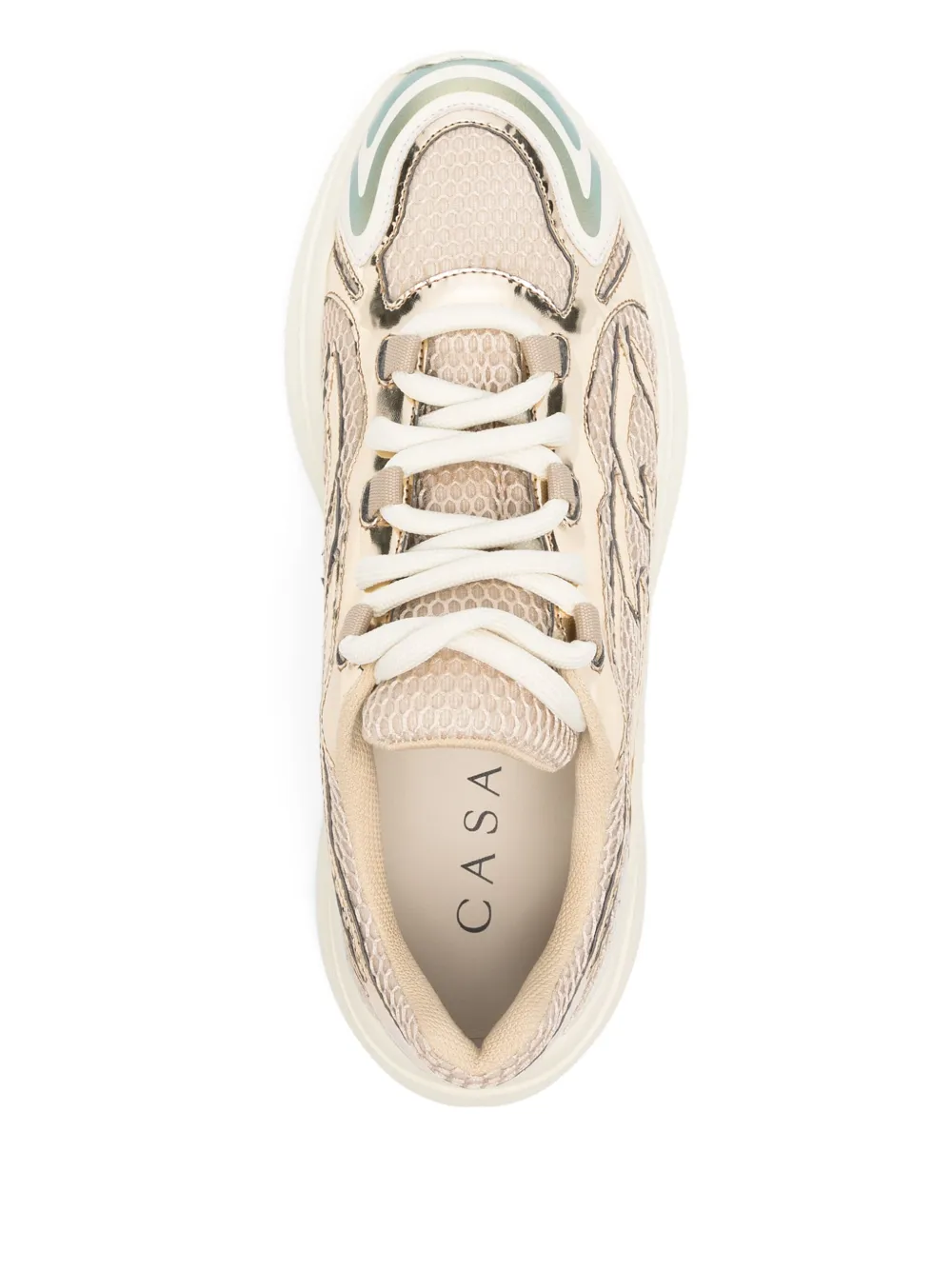 Casadei mesh sneakers Gold