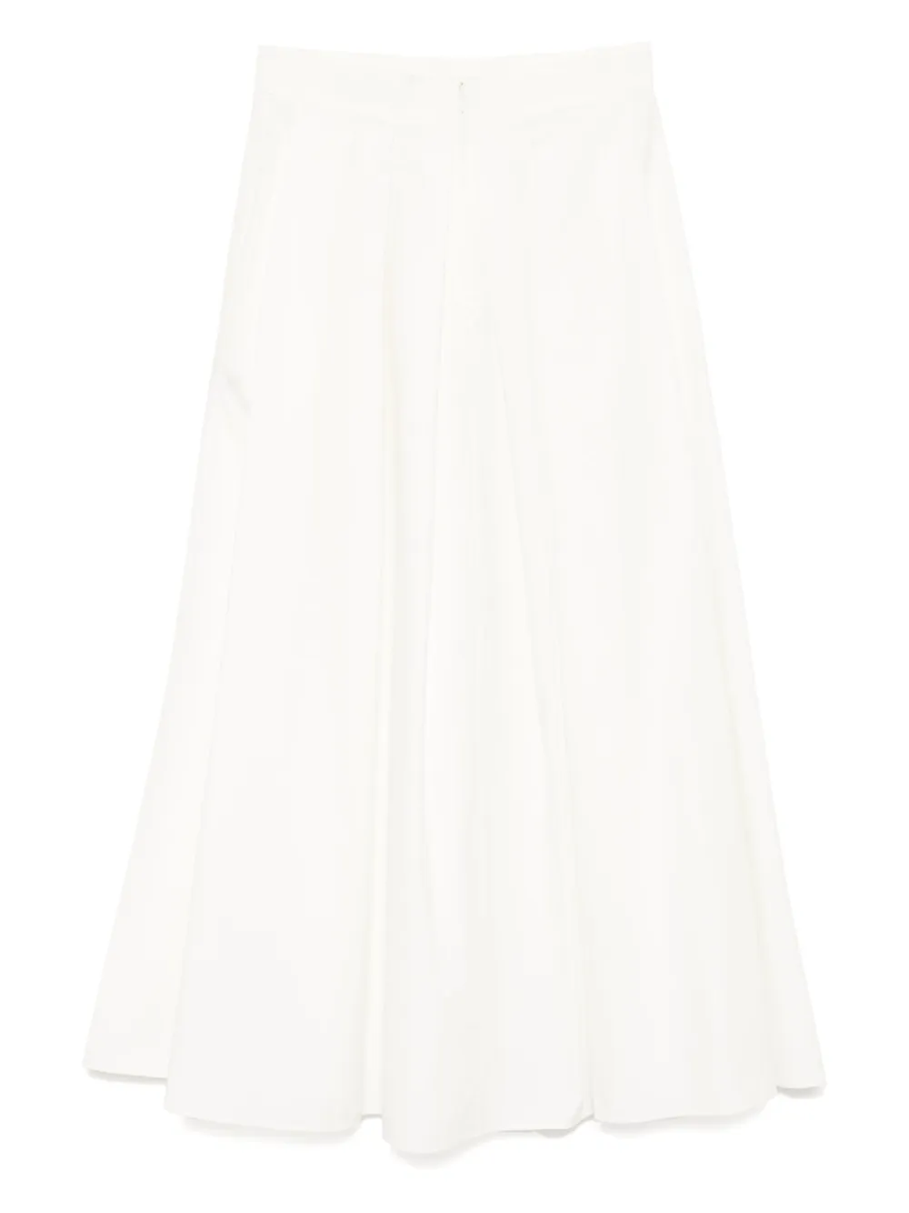 Elie Saab Popeline midi-eok - Beige