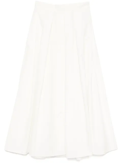 Elie Saab تنورة 'بوبلين' ميدي 