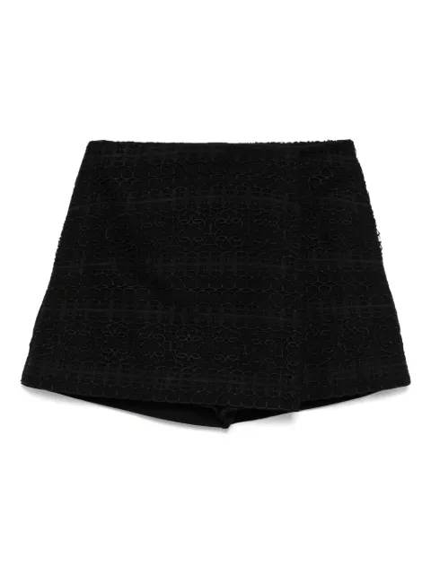 Elie Saab shorts de macramé