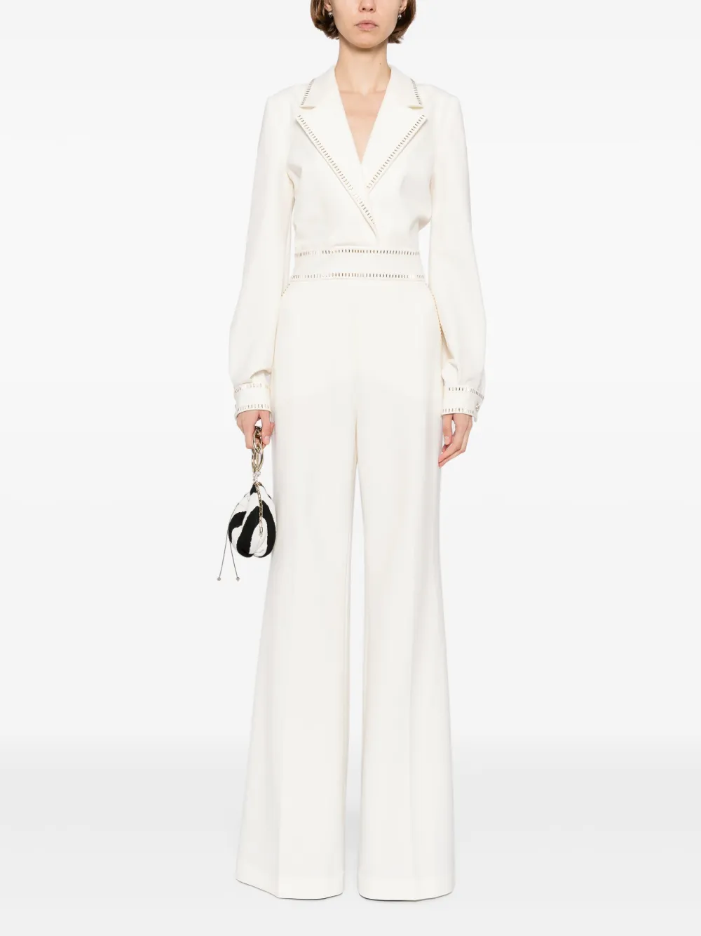 Elie Saab stud-embellished jumpsuit | Full Length | Image 2