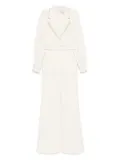 Elie Saab stud-embellished jumpsuit - White