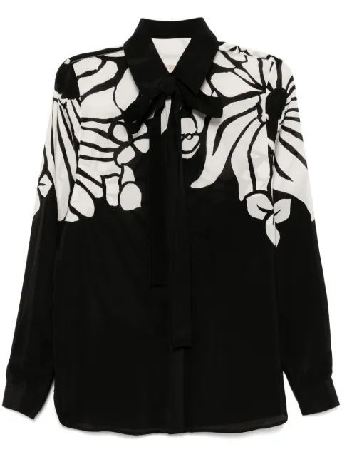 Elie Saab printed silk shirt
