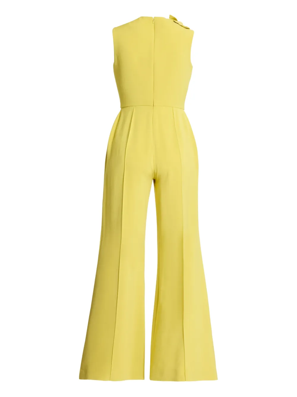 Elie Saab Jumpsuit met bloemapplicatie Geel