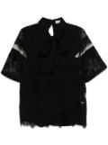 Elie Saab lace blouse - Black