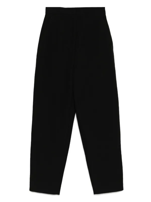 Elie Saab Tapered-leg Trousers in Black