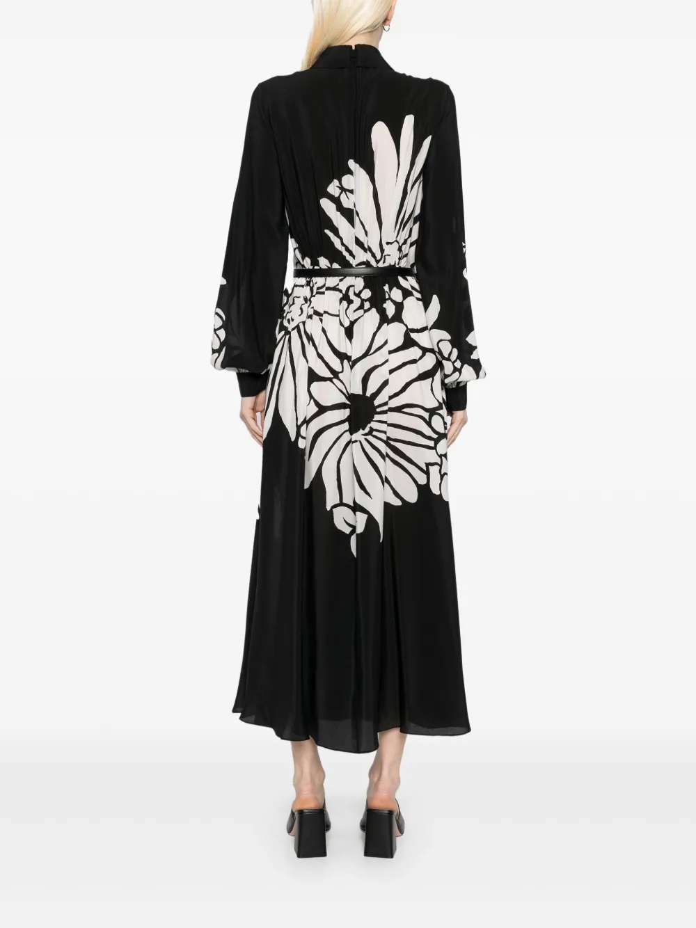 Elie Saab Zijden jurk Zwart
