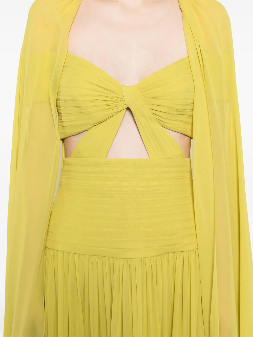Elie Saab Mela Verde jurk Groen