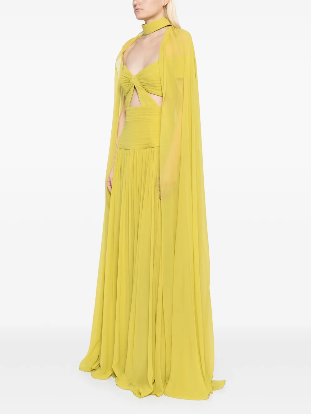Elie Saab Mela Verde jurk Groen